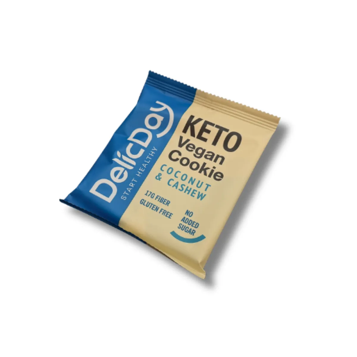 keto ciastko o smaku kokosu i orzechów cashew